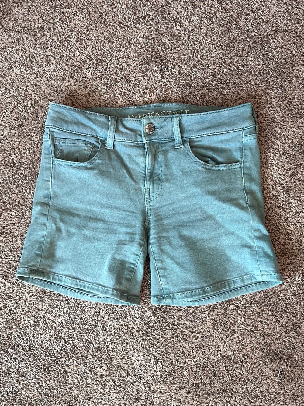 American Eagle Midi Jean Shorts